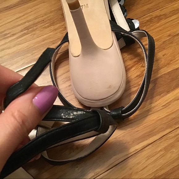 Kate Spade JAYME Leather Floral T-Strap Heels - Picture 6 of 6